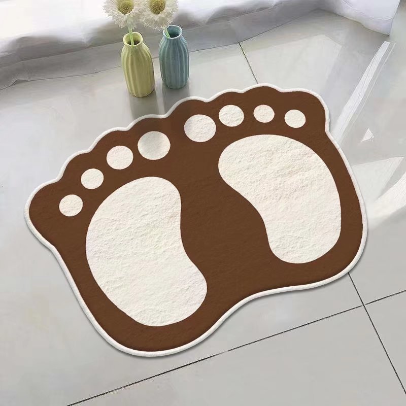 Footprint-Themed Decorative Area Mat Kalsten