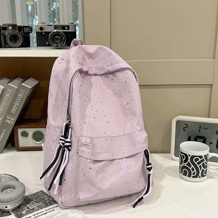 Stylish star motif backpack Kalsten