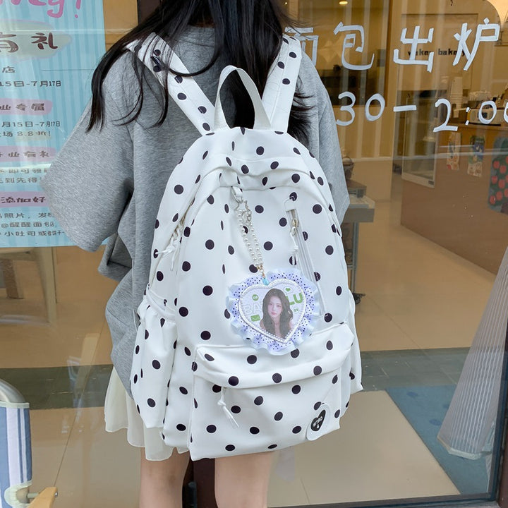 Trendy Polka Dot Backpack Kalsten