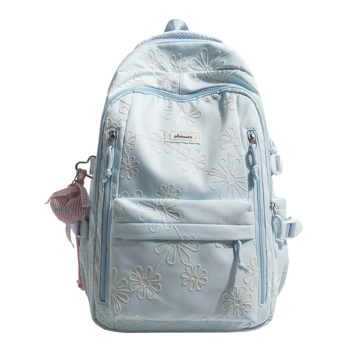 Embroidered Floral Patterned Backpack Kalsten