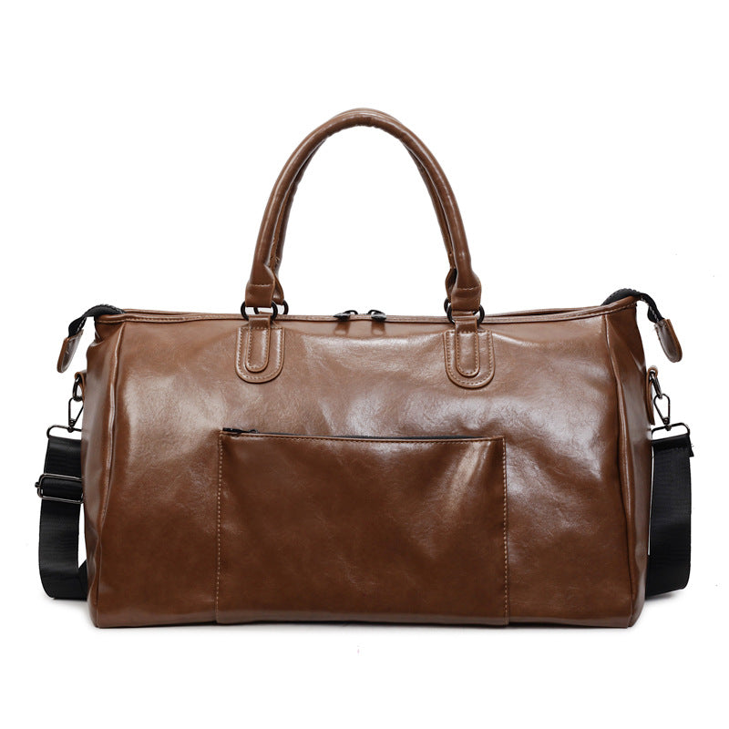 Durable Leather Travel Duffel