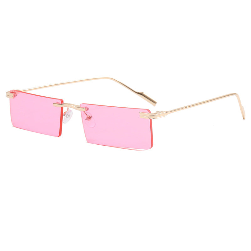 Women's Fashion Rectangular Sunglasses with Elegant Metal Frame Kalsten