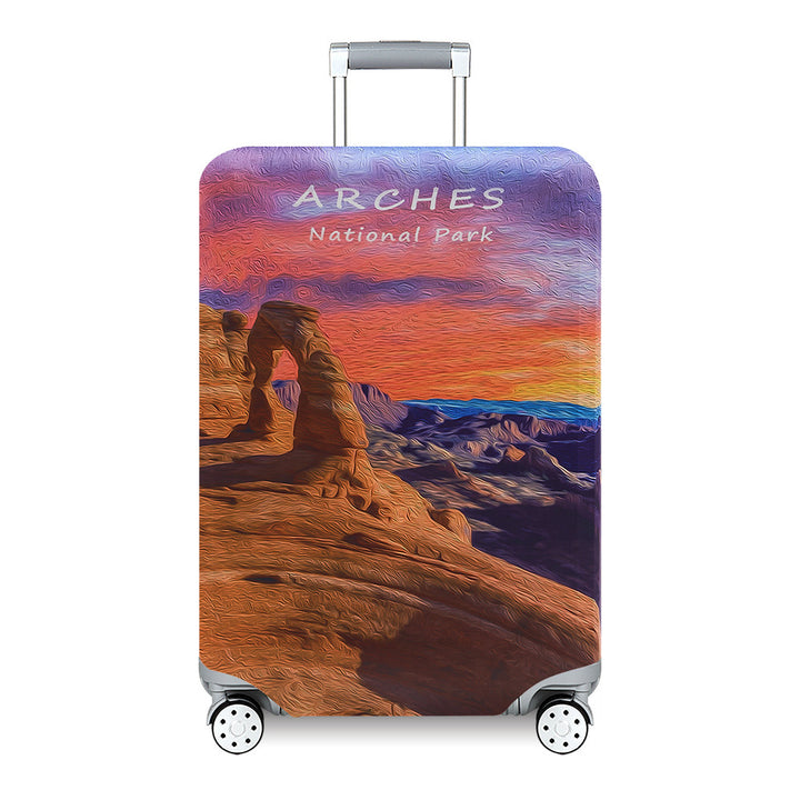 Women's Travel Suitcase with Colorful Floral Design Kalsten