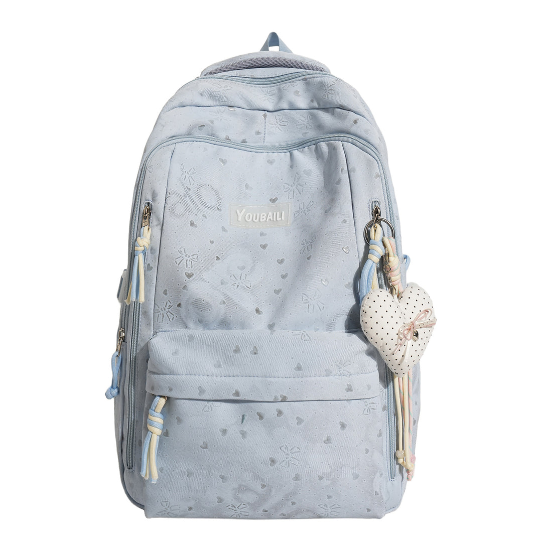 Stylish Floral-Embossed Backpack Kalsten