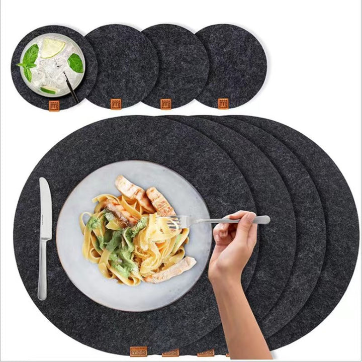 Felt Dining Placemats Set Kalsten