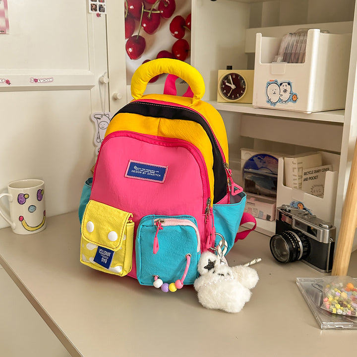 Colorful Multi-Pocket Backpack Kalsten