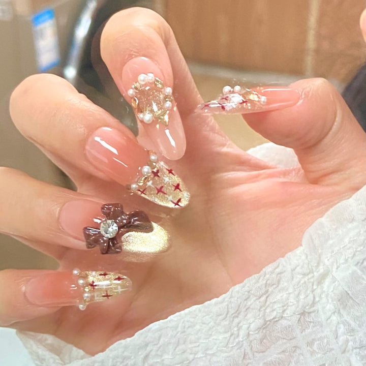Artistic Decorative Press-On Nails