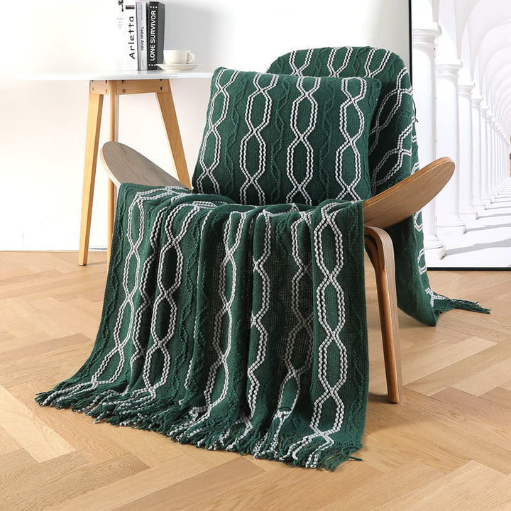 Textured Throw Blanket Kalsten