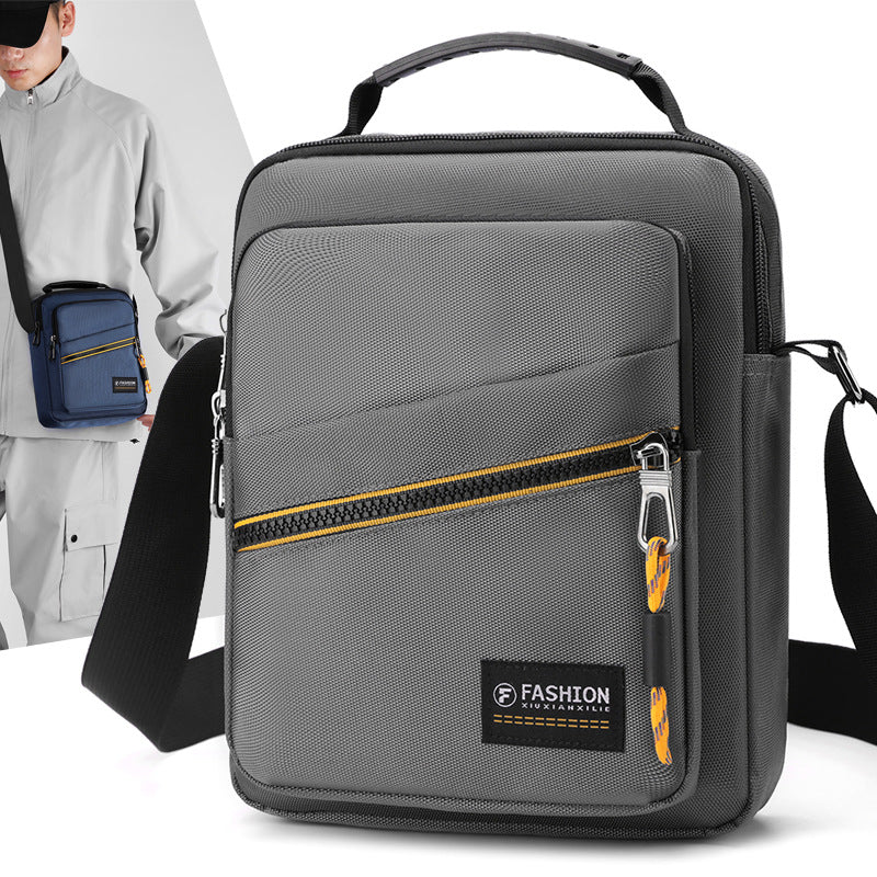 Versatile Multi-Compartment Crossbody Messenger Bag