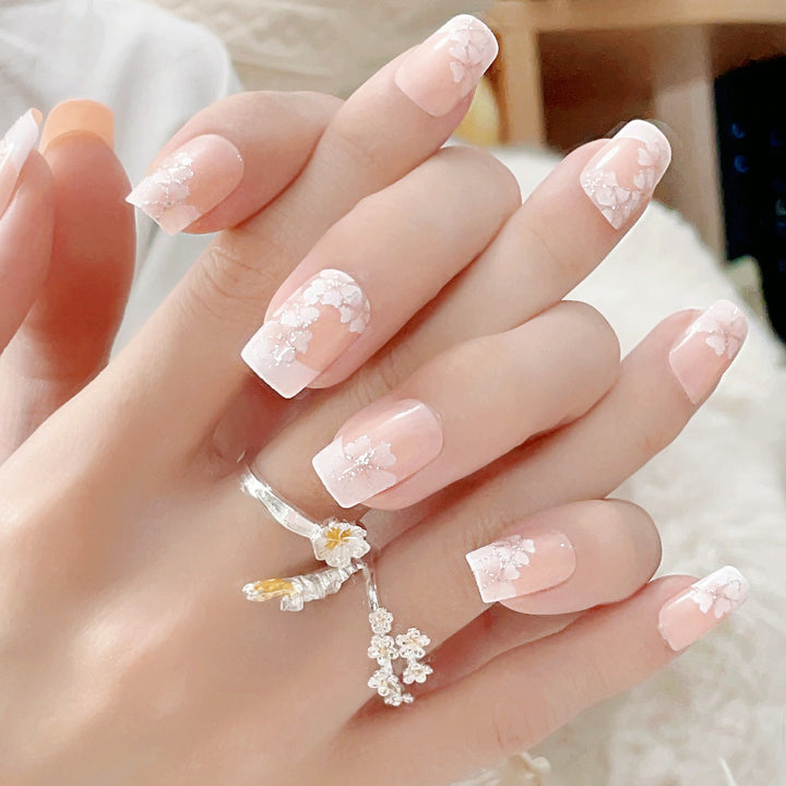 Premium Floral Nail Design