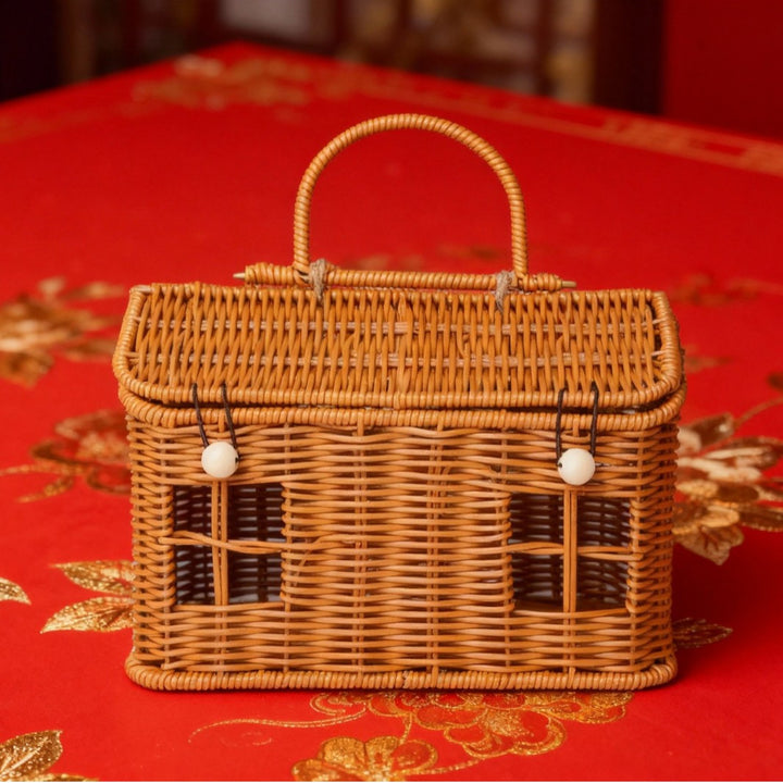 Handcrafted Wicker Picnic Basket Kalsten