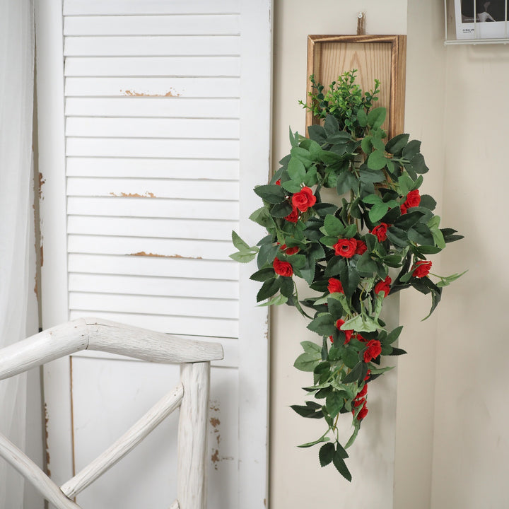 Hanging Artificial Flower Wall Decor