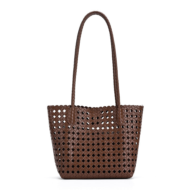 Handwoven Texture Tote Bag