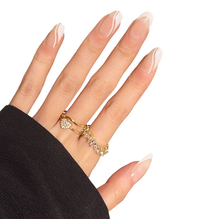 Elegant French Tip Nail Design