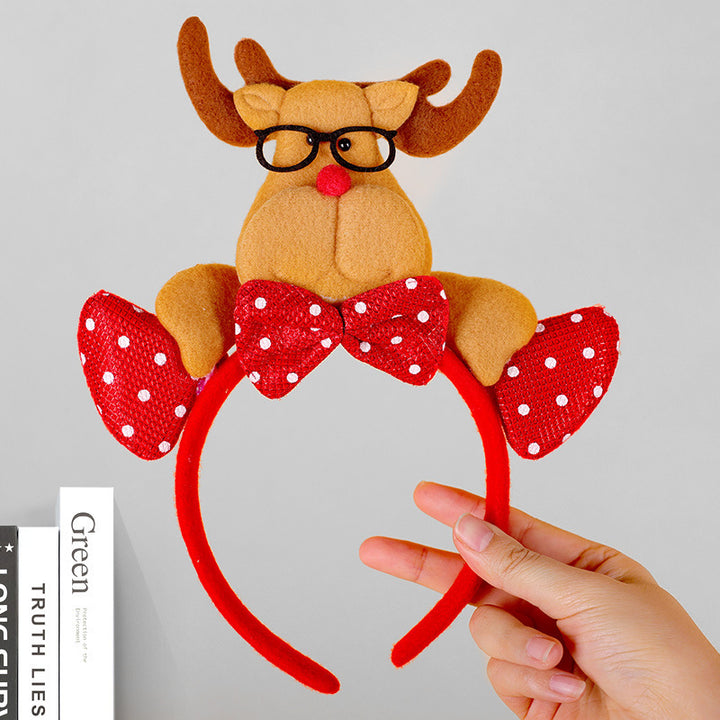 Festive Reindeer Antler Headband