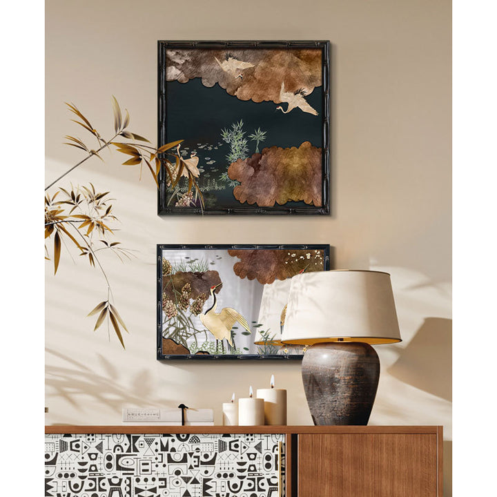 Artistic Crane Wall Art