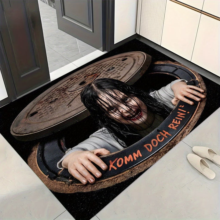 Artistic Skull-Themed Area Rug Kalsten