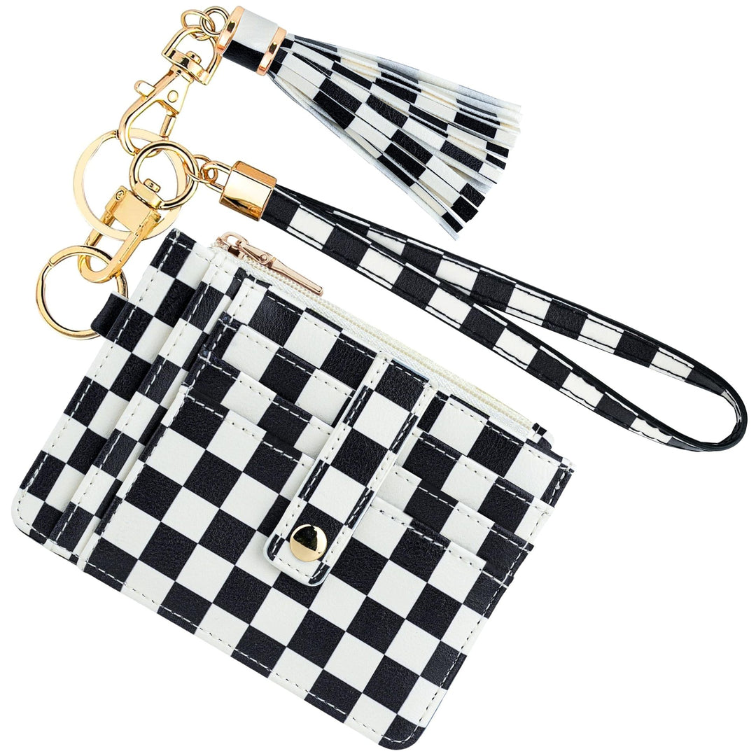 Stylish Checkered Wristlet Kalsten