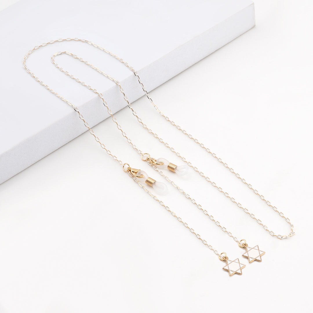 Elegant Geometric Glasses Chain kalsten