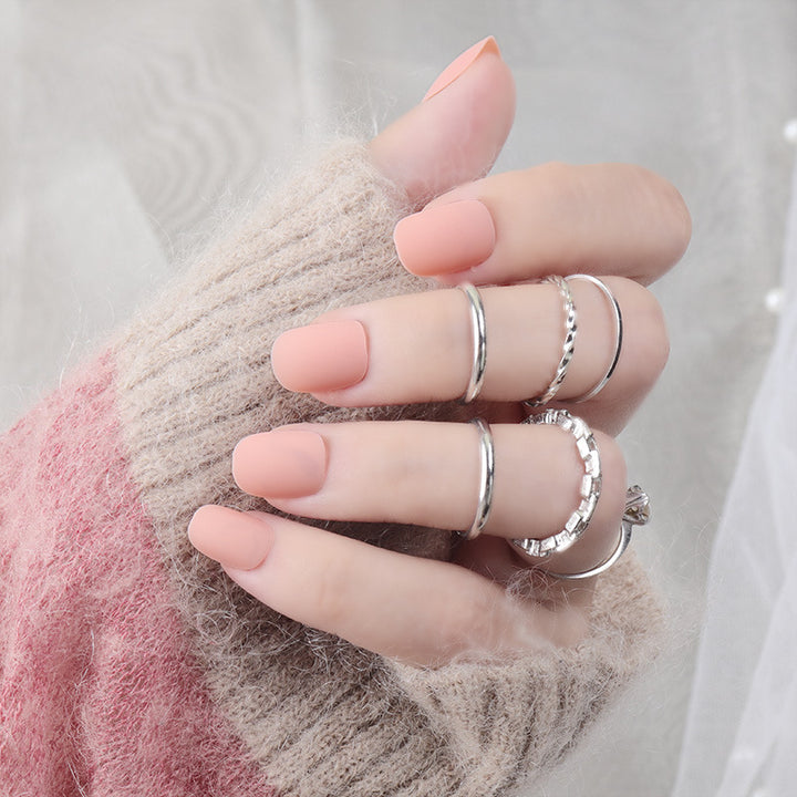 Matte Press-On Nail Set Kalsten