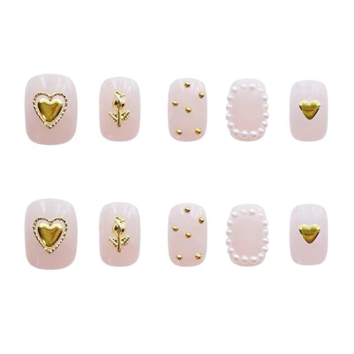 Luxurious Decorative Press-On Nail Set