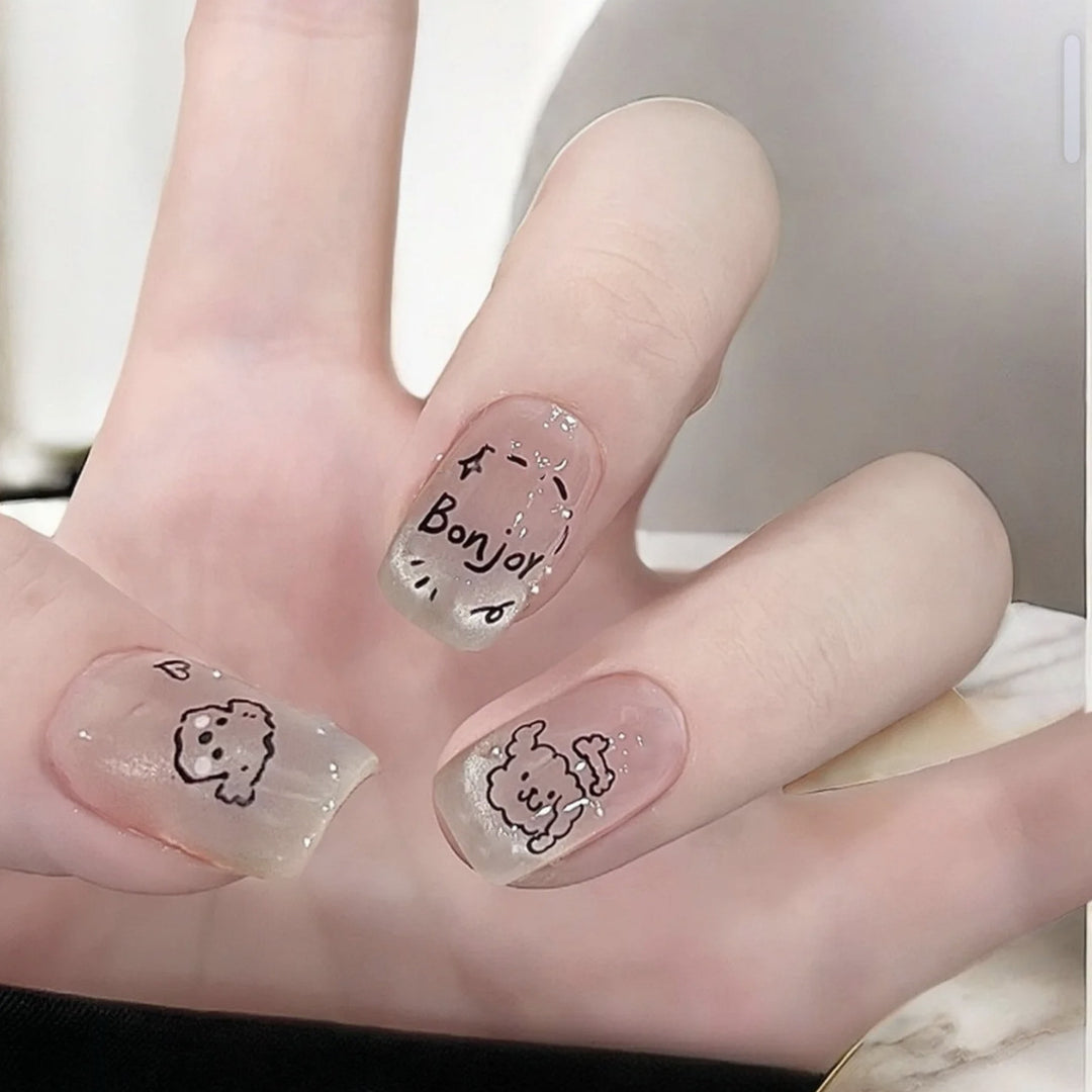 Whimsical Cartoon-Themed Press-On Nails Kalsten