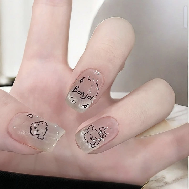 Whimsical Cartoon-Themed Press-On Nails Kalsten