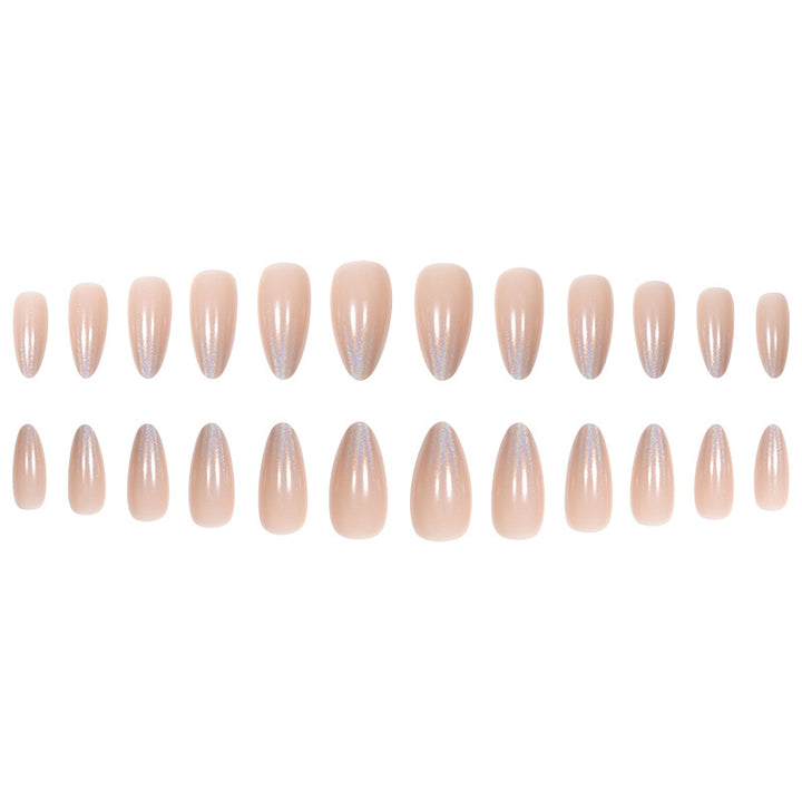 Glamorous Long Stiletto Press-On Nails with Holographic Finish Kalsten
