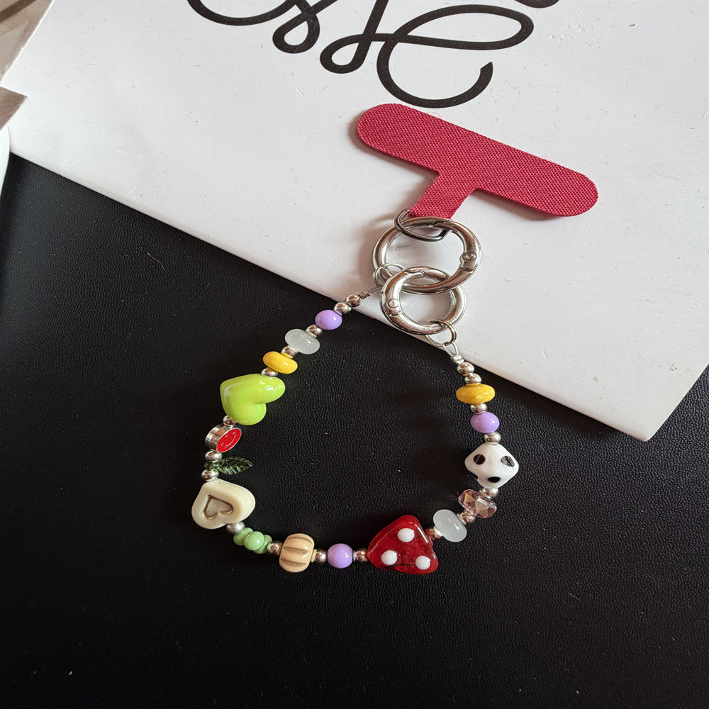 Colorful Beaded Charm Keychain Kalsten 1790135409