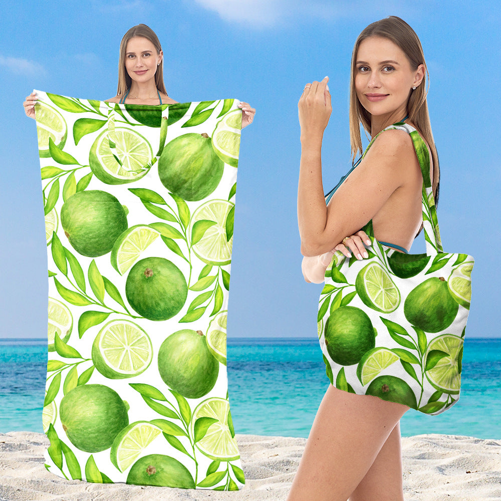 Beach towel with stylish tote bag Kalsten