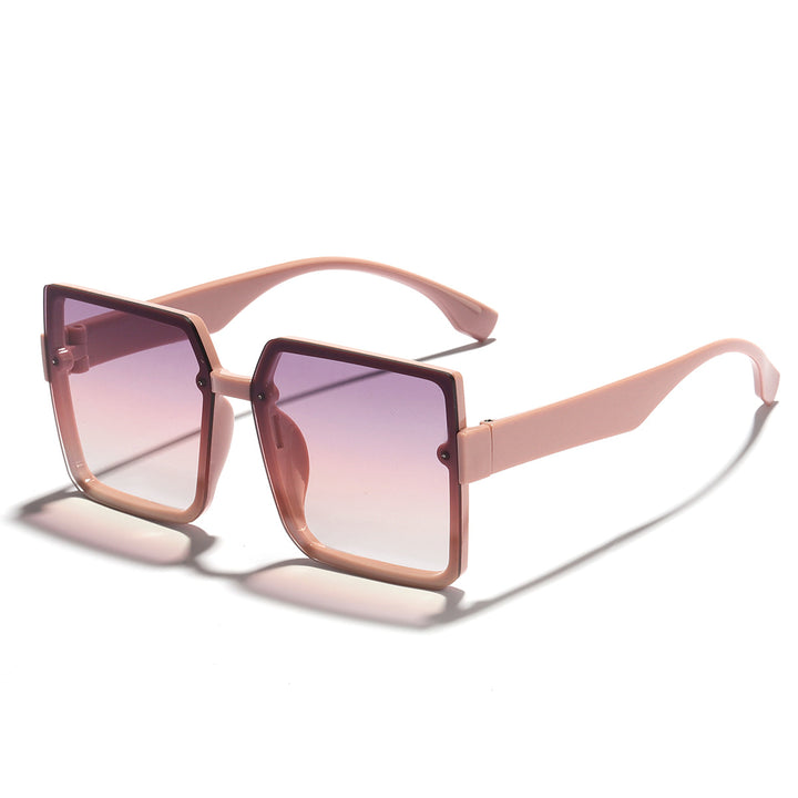 Women's square sunglasses with retro-inspired design and soft lenses Kalsten