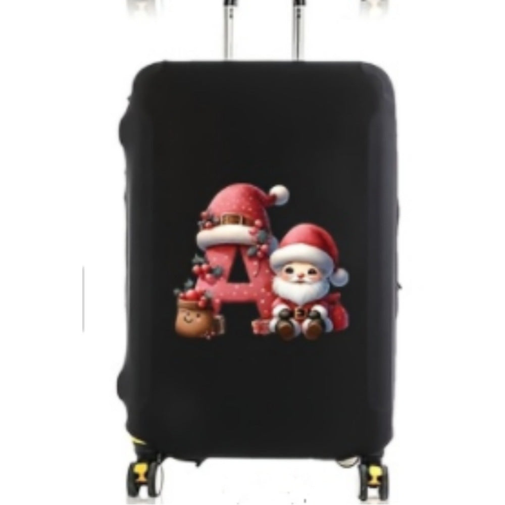 Women's hard-shell travel suitcase with festive Christmas design Kalsten