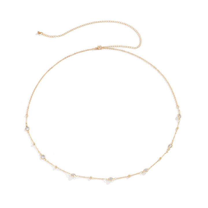 Delicate Beaded Chain Necklace Kalsten