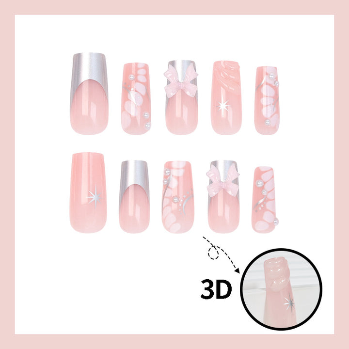 Acrylic nail set with elegant accents Kalsten