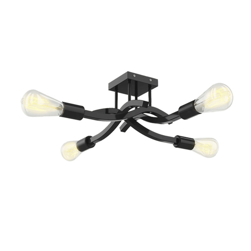 Artistic Swirl Ceiling Light