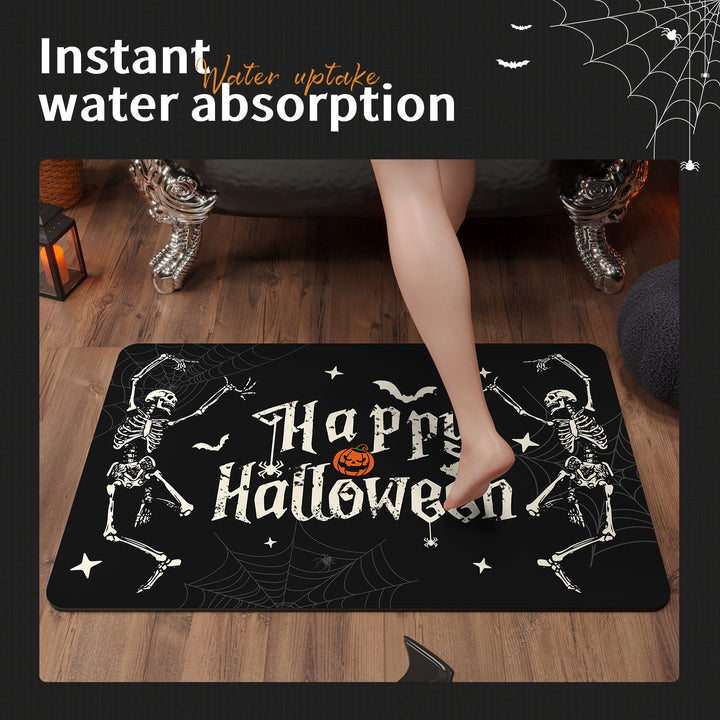 Halloween-Themed Non-Slip Bath Mat