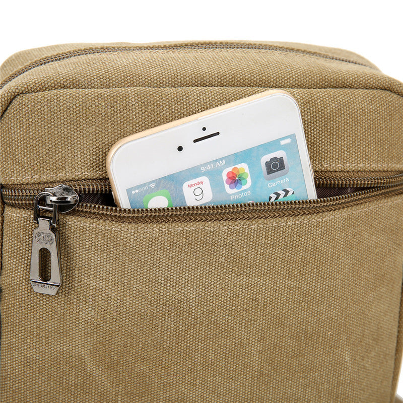 Multi-Compartment Casual Crossbody Bag
