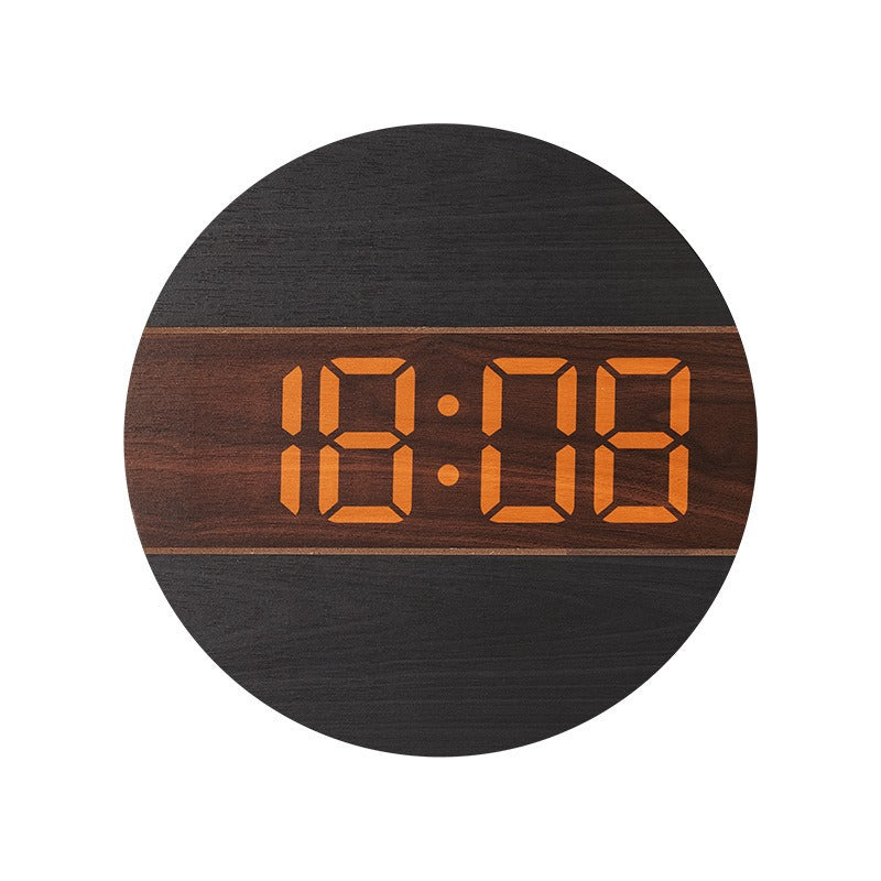 Creative digital watch in a modern wood design Kalsten