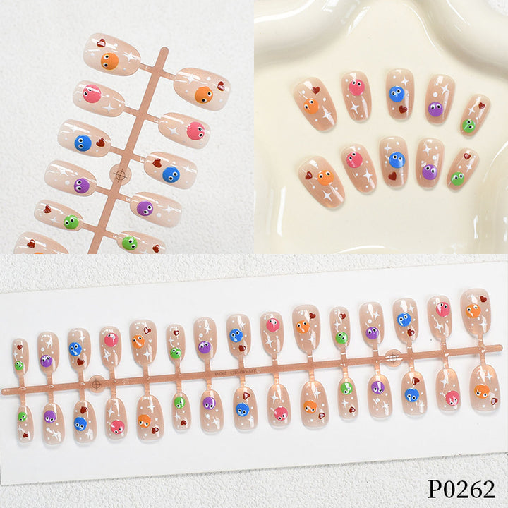 Playful Cartoon Fish Design Press-On Nail Set Kalsten