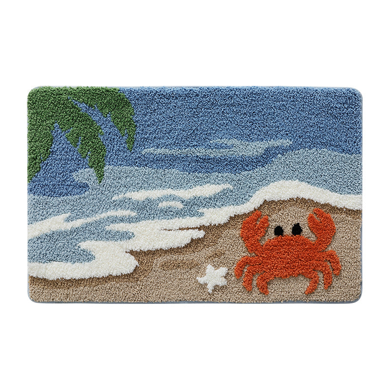 Playful Dog-Themed Bath Mat Kalsten