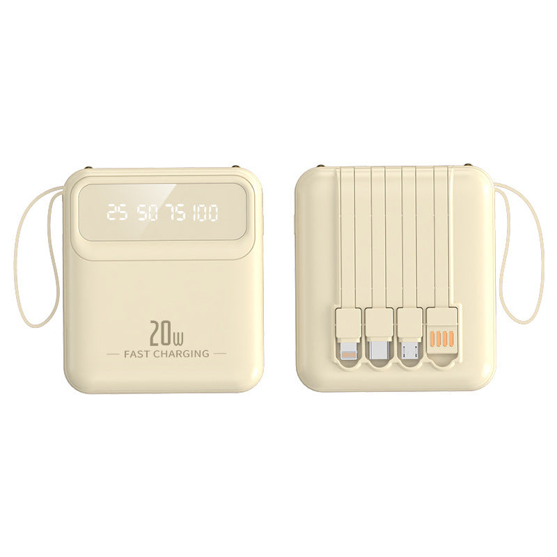 Portable power bank with integrated multifunction charging technology Kalsten