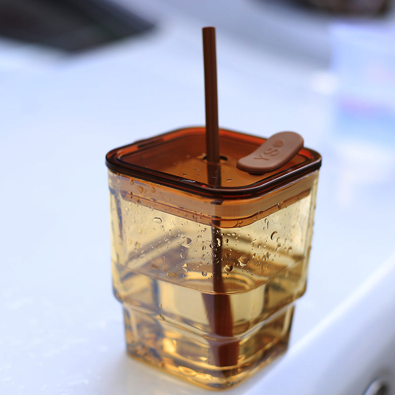 Women's trendy drinking cup with high-quality leather cover Kalsten