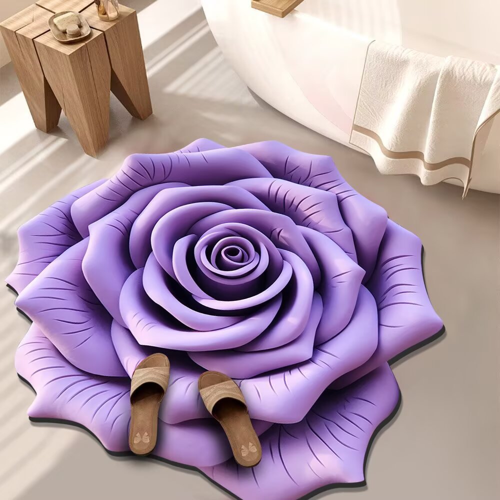 Cheerful Floral Decorative Area Rug Kalsten