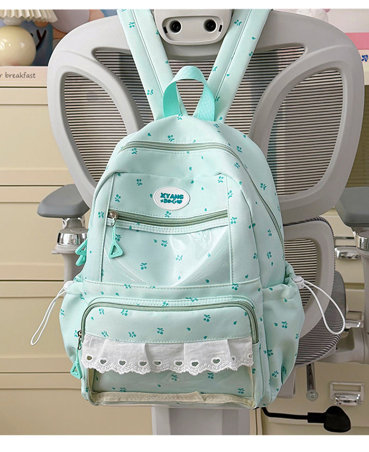 Playful Embroidered School Backpack Kalsten
