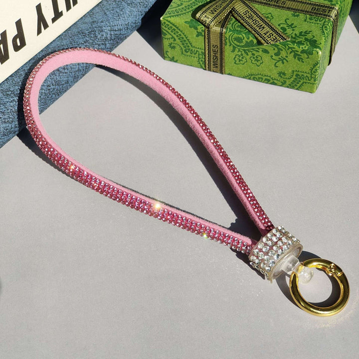 Sparkling Rhinestone Phone Lanyard Kalsten