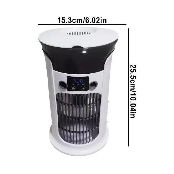 Unisex one size compact portable tower fan with digital display mosquito trap USB powered Kalsten