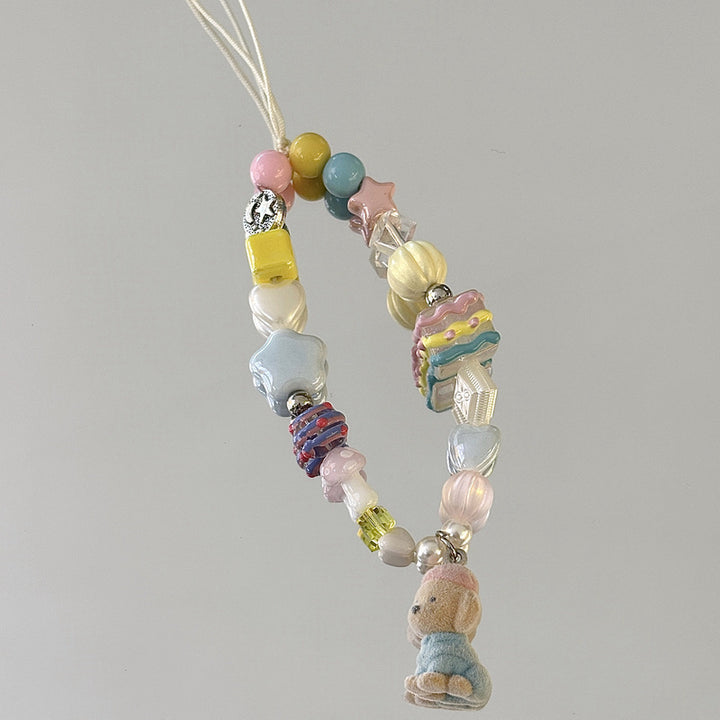 Whimsical Beaded Charm Lanyard Kalsten