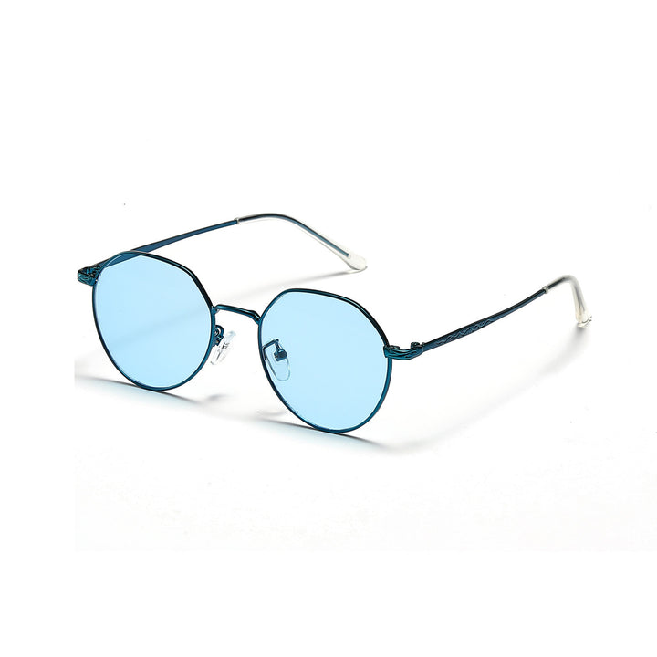 Women's round glasses with delicate metal frame Kalsten