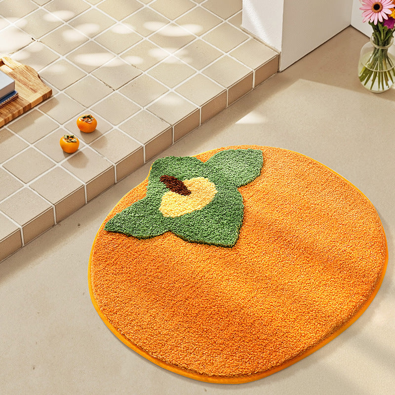 Decorative Lemon Shaped Rug for Home Decor
