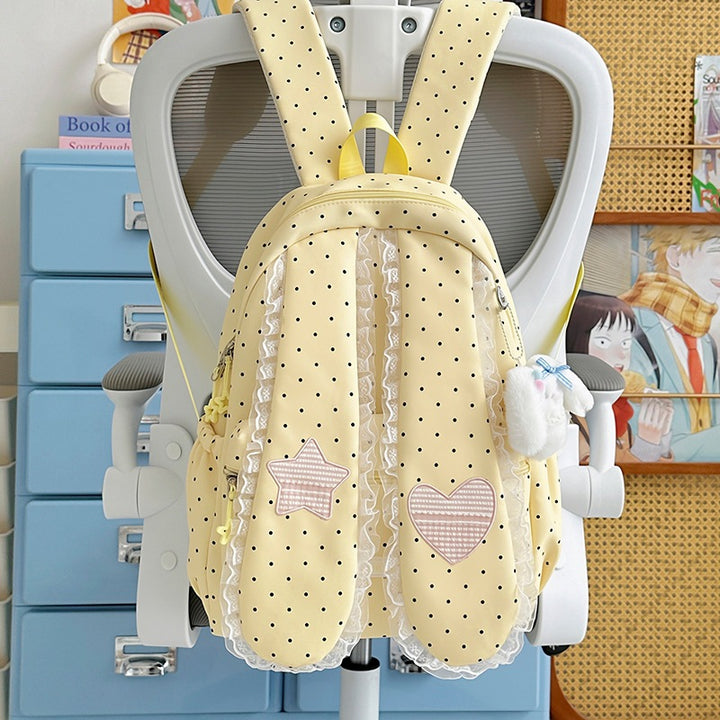 Cute Bunny-Ear Drawstring Backpack Kalsten